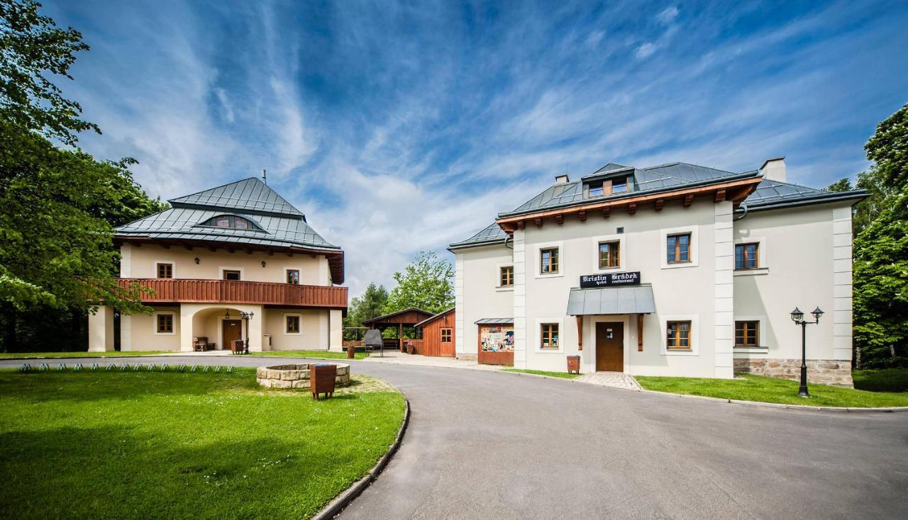 Hotel Kristin Hrádek Decin Exterior foto